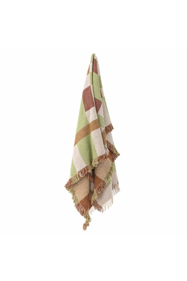 Bloomingville Galvin Throw, Multi, Recycled Cotton