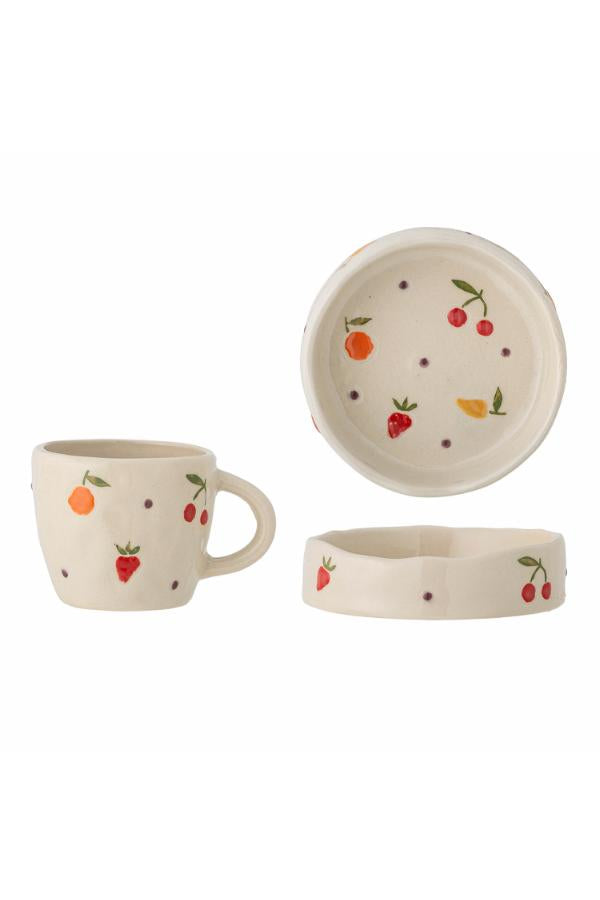 Bloomingville Mini Tatiana Tableware Set, Nature, Stoneware