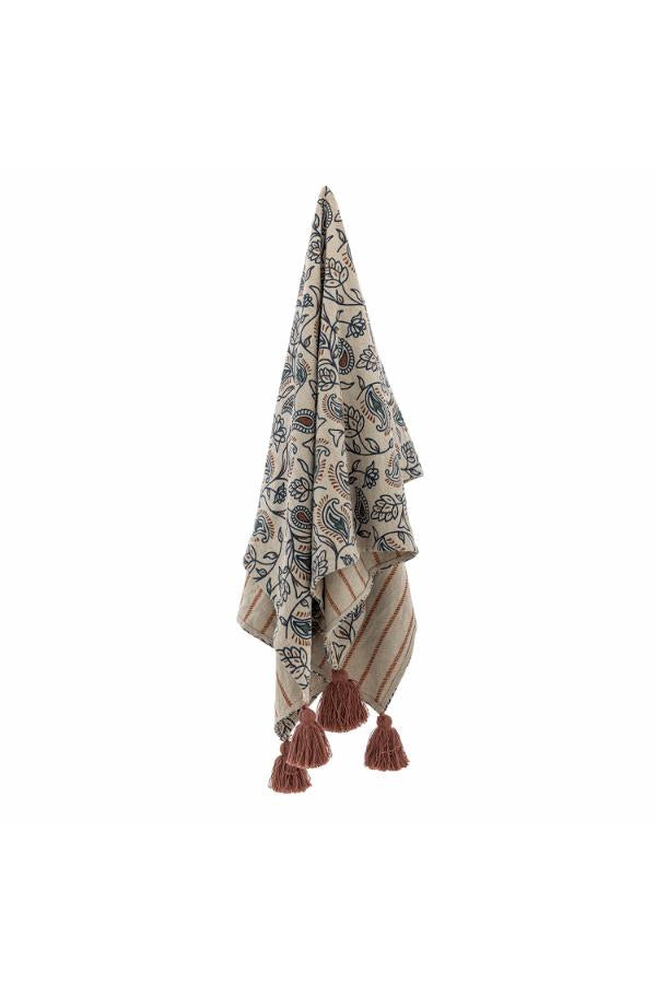 Creative Collection Paisley Throw, Multi, Recycled Cotton