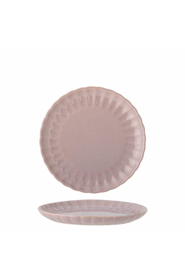 Bloomingville Latina Plate, Rose, Stoneware