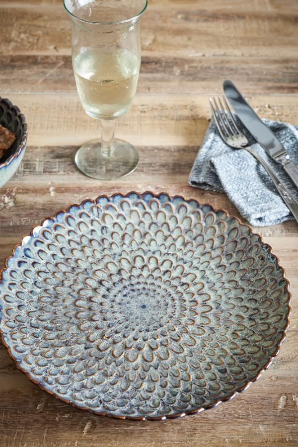 Creative Collection Katrina Plate, Grey, Stoneware
