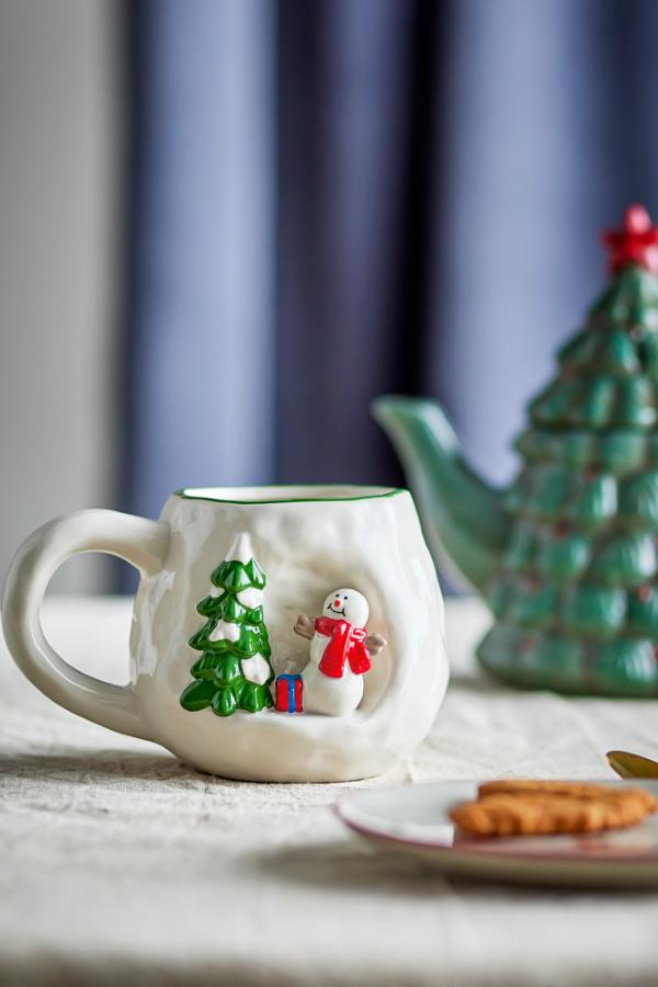 Bloomingville Ryne Mug, White, Stoneware