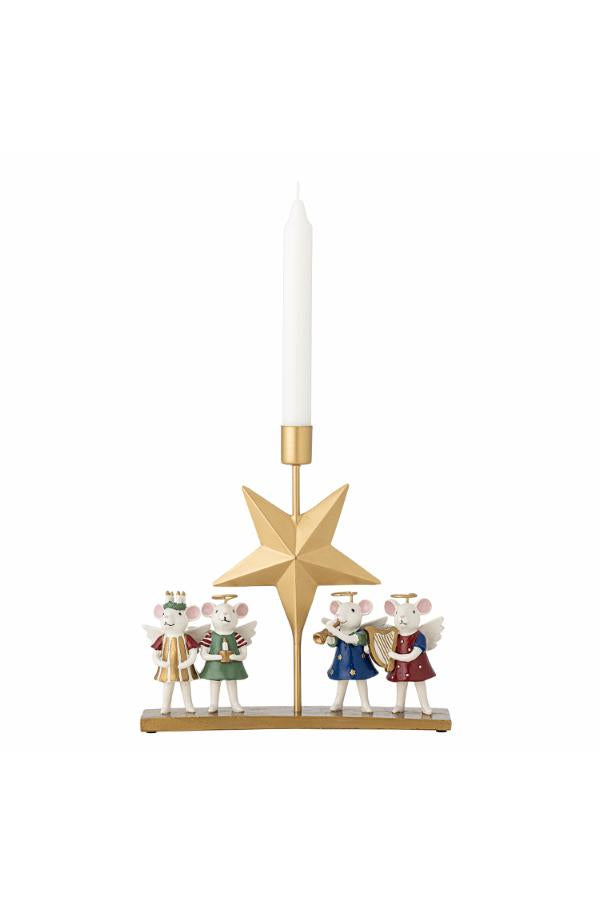 Bloomingville Peo Candle Holder, Multi, Polyresin