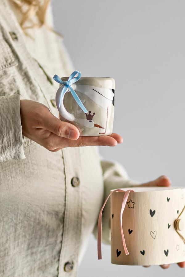 Bloomingville Mini Bambino Cup, Nature, Stoneware