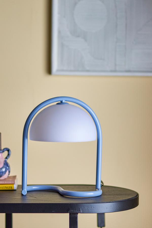 Bloomingville Favour Table lamp, Blue, Acrylic