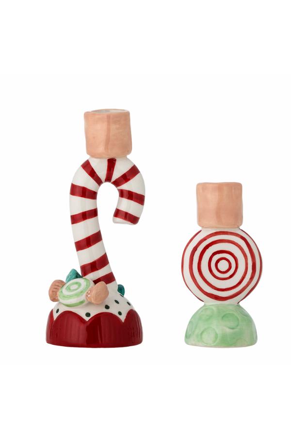 Bloomingville Leiani Candle Holder, Multi, Ceramic