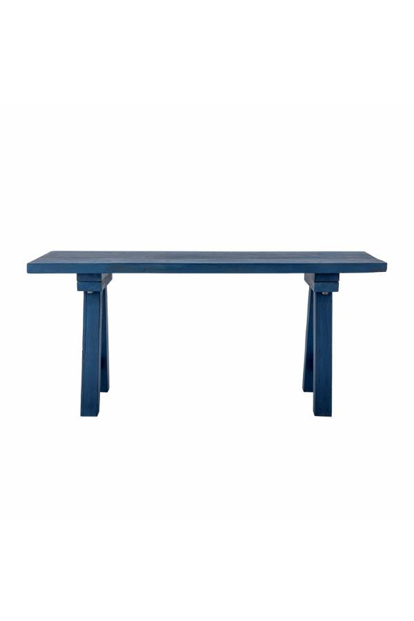 Creative Collection Porir Bench, Blue, Reclaimed Wood