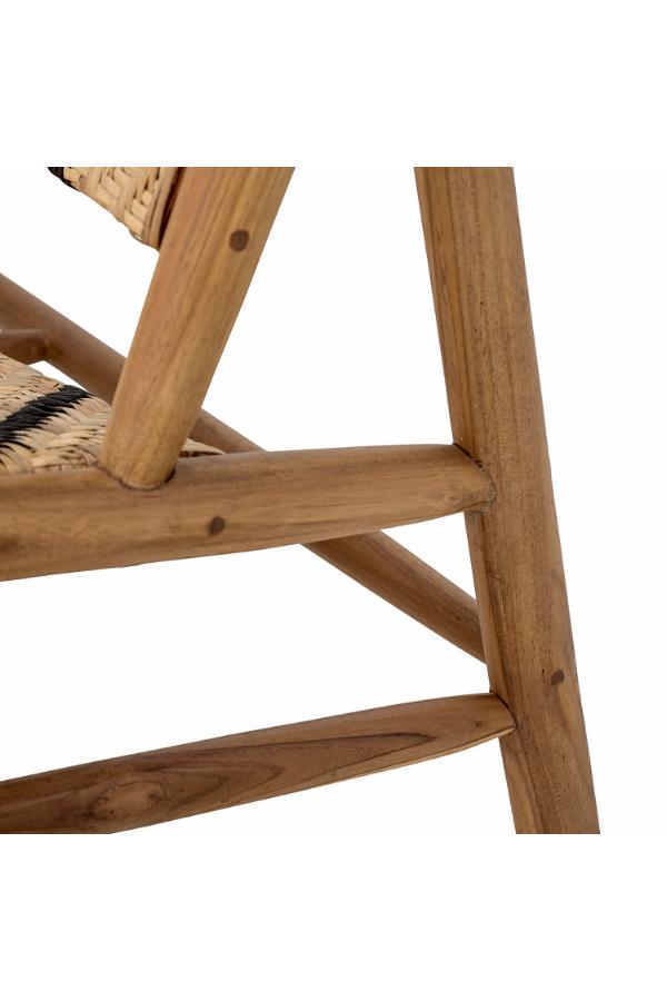 Creative Collection Lennox Lounge Chair, Nature, Teak