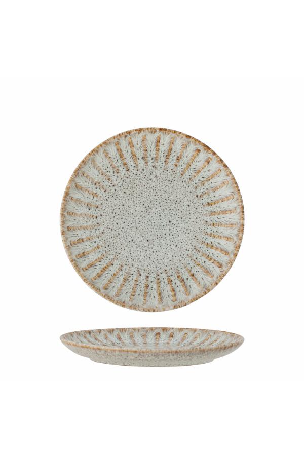 Creative Collection Fleur Plate, Nature, Stoneware