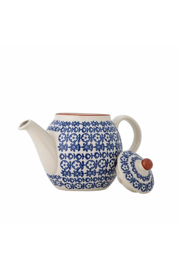 Bloomingville Karine Teapot, Blue, Stoneware