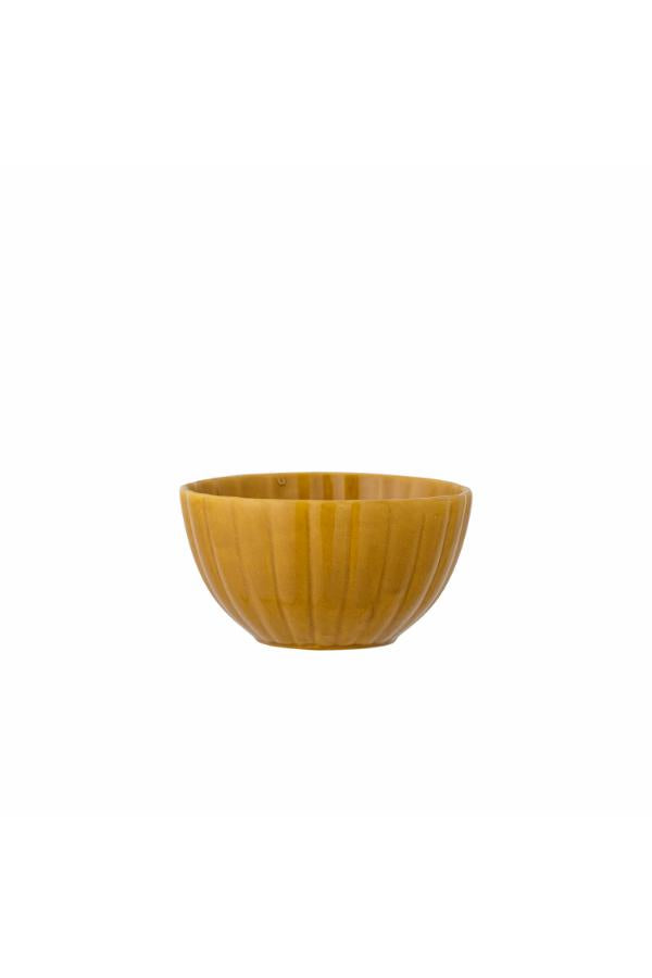 Bloomingville Latina Bowl, Yellow, Stoneware
