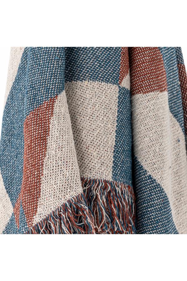Bloomingville True Throw, Multi, Recycled Cotton
