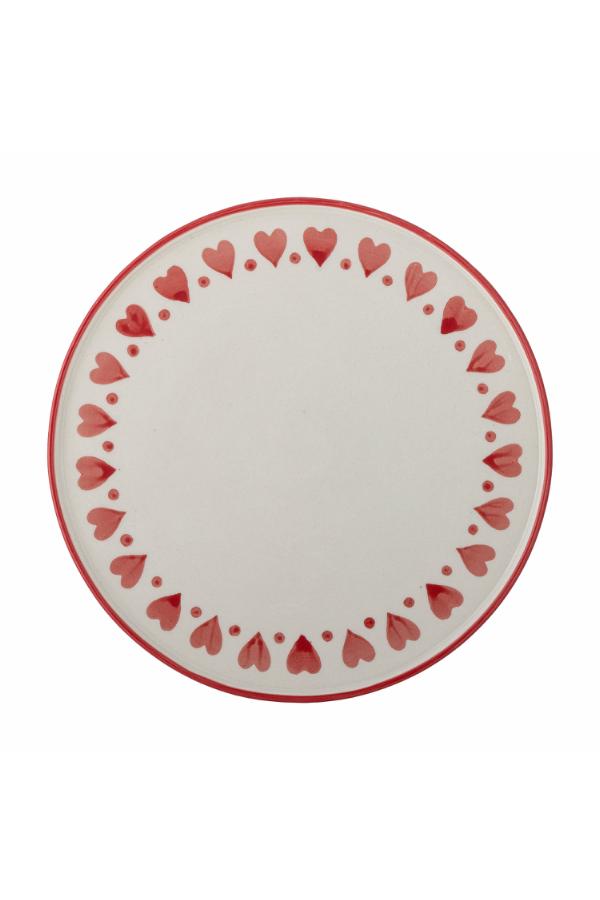 Bloomingville Jolly Cake Tray, Multi, Stoneware