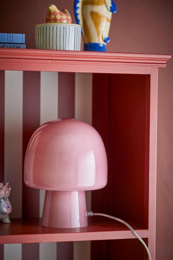 Bloomingville Paddy Table lamp, Rose, Glass