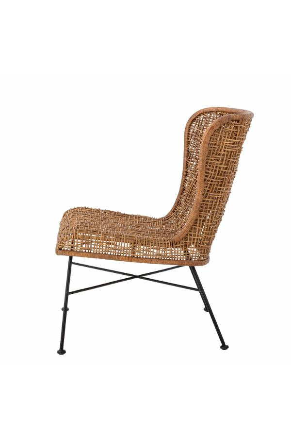 Bloomingville Somme Lounge Chair, Nature, Rattan