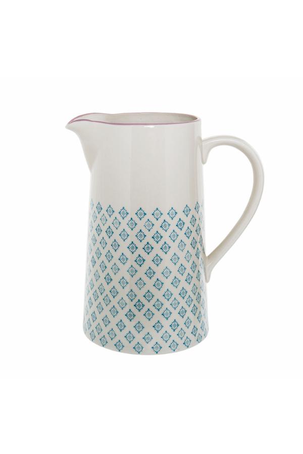 Bloomingville Patrizia Jug, Blue, Stoneware
