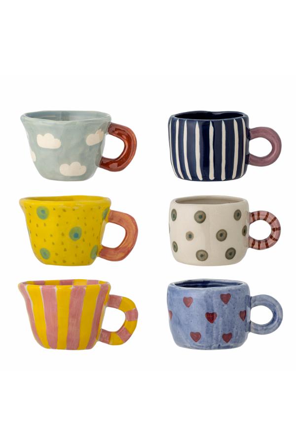Bloomingville Nini Cup, Multipack, Multi, Stoneware