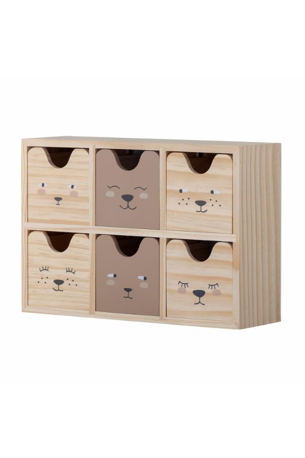 Bloomingville Mini Calle Storage Box, Multi, FSC®100%, Pine