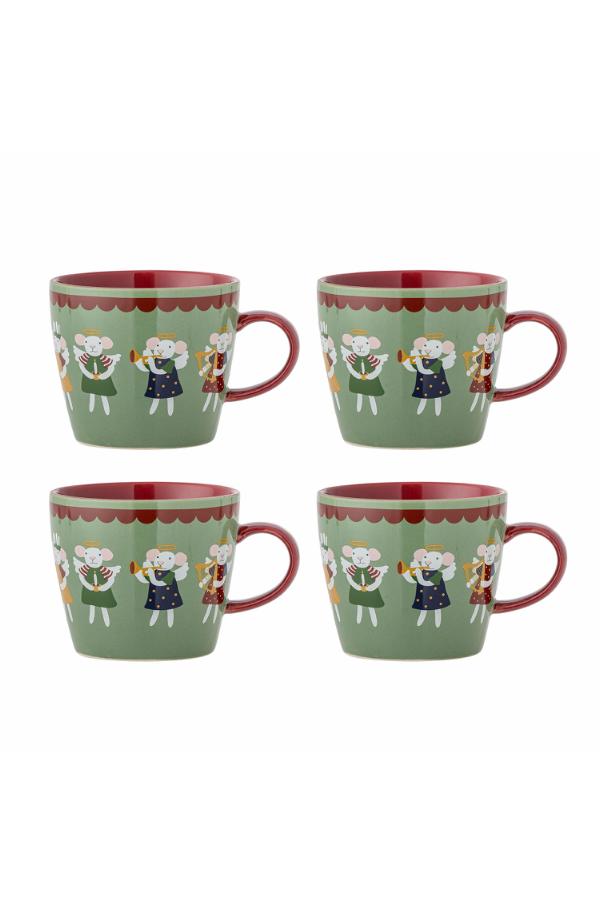 Bloomingville Peo Mug, Green, Stoneware