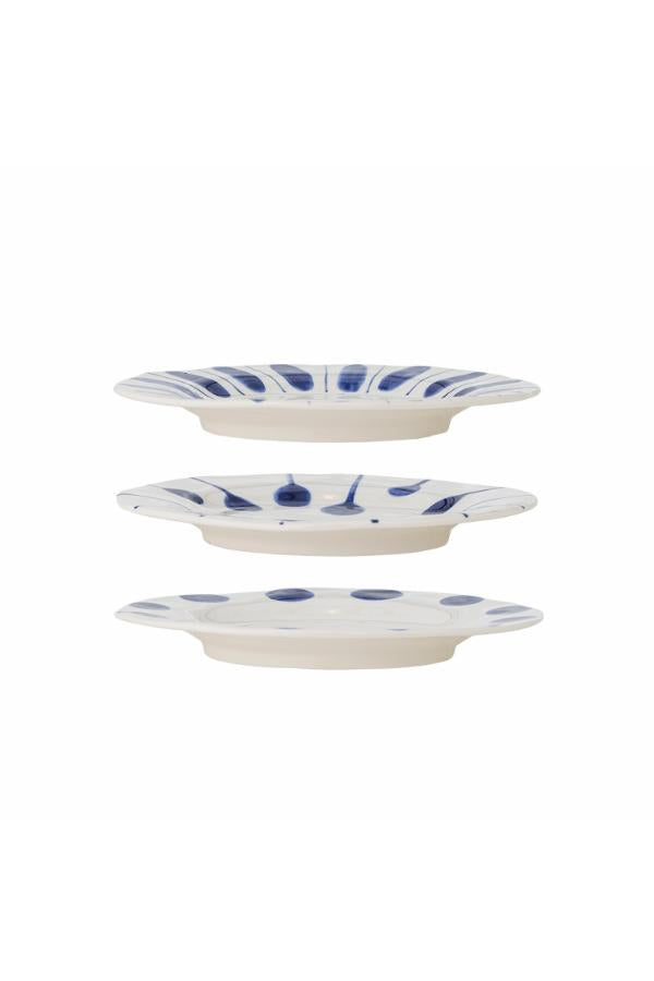 Creative Collection Linora Plate, Blue, Stoneware