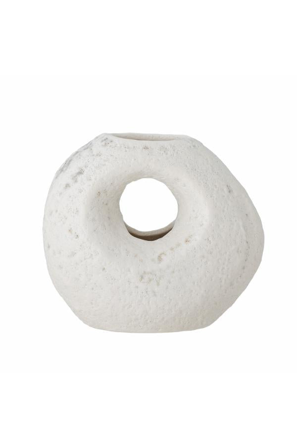 Bloomingville Caia Vase, White, Stoneware