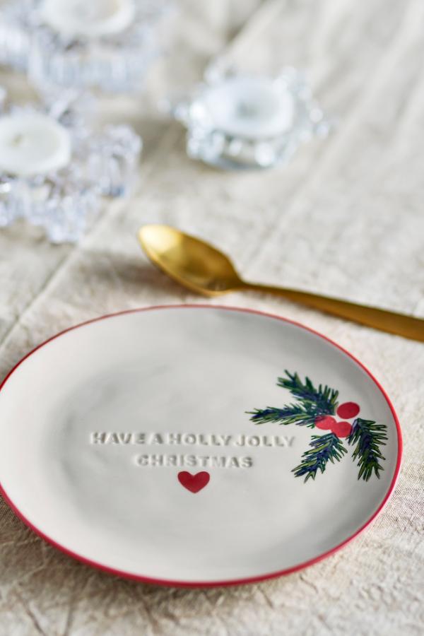 Bloomingville Jovida Plate, Nature, Stoneware