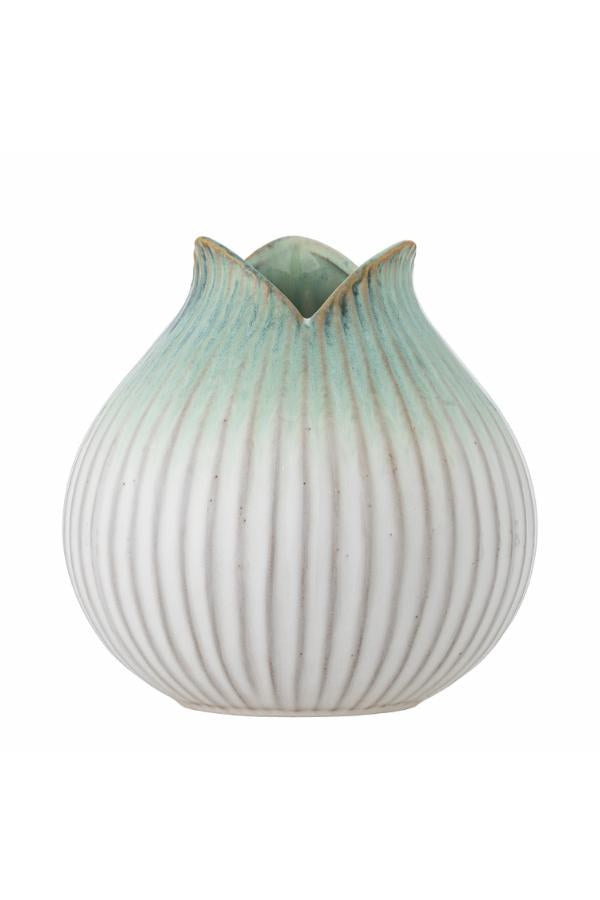 Creative Collection Skylar Vase, Green, Stoneware