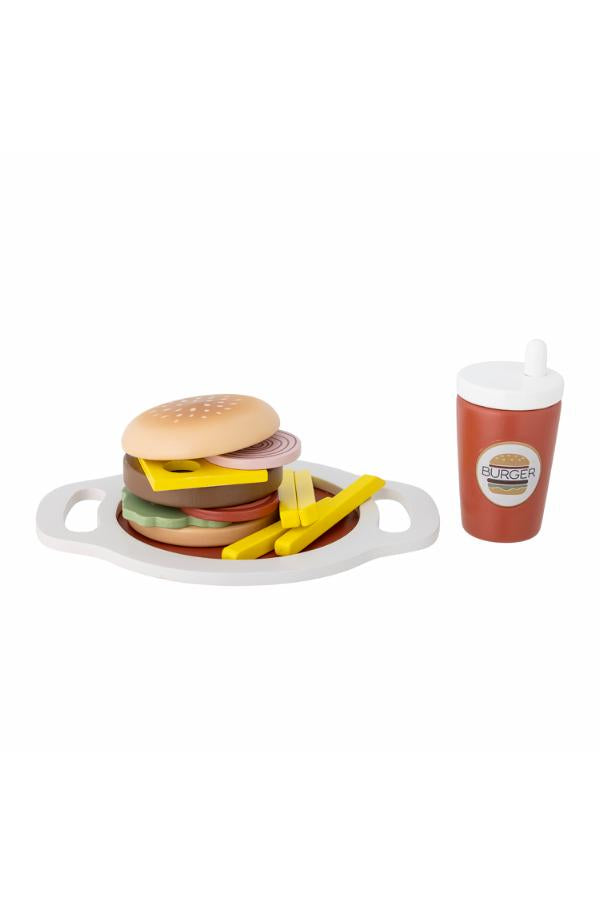 Bloomingville Mini Jools Play Set, Food, Brown, FSC®100%, MDF