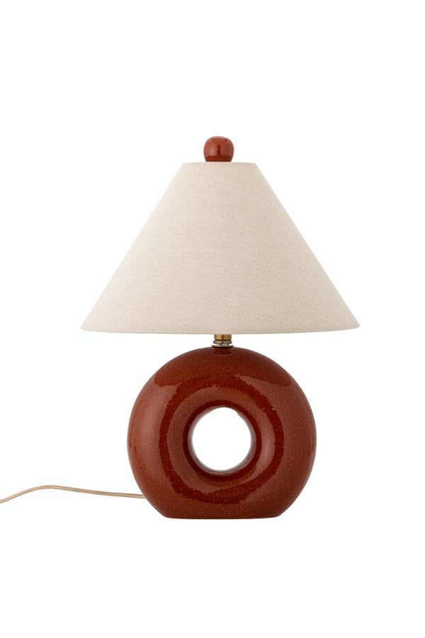 Bloomingville Panja Table lamp, Red, Stoneware