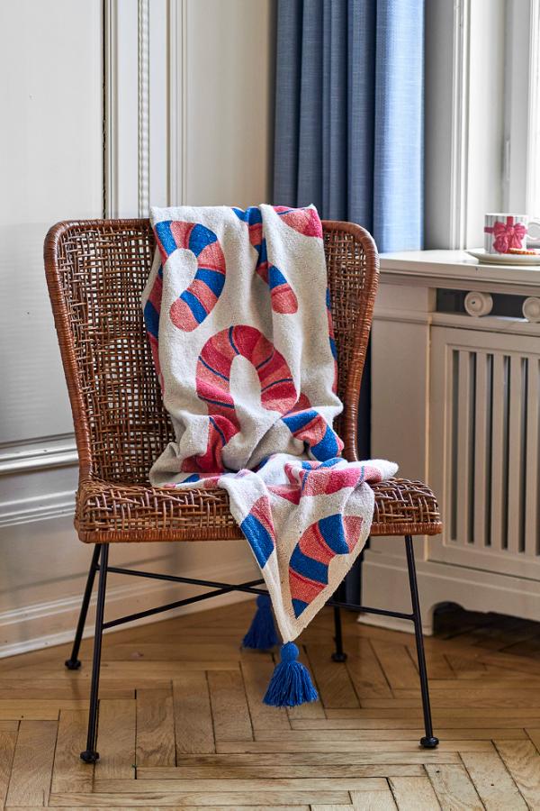 Bloomingville Candice Throw, Multi, Recycled Cotton