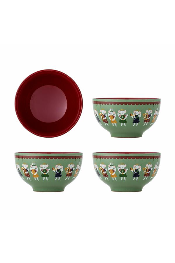Bloomingville Peo Bowl, Green, Stoneware