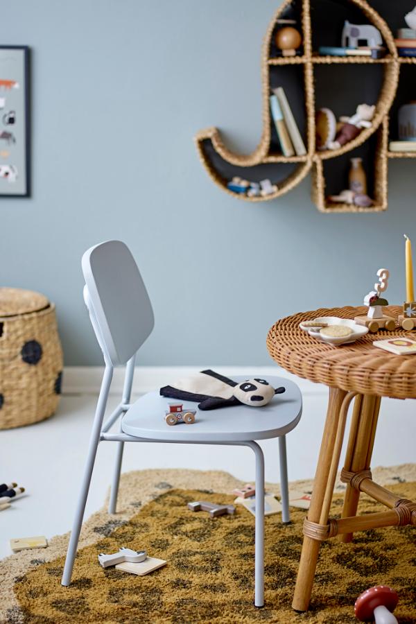 Bloomingville Mini Gugga Chair, Blue, Plywood