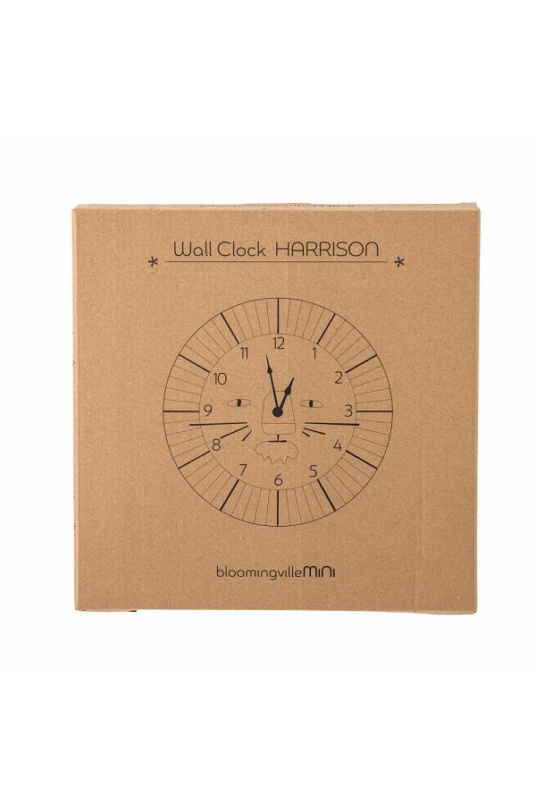 Bloomingville Mini Harrison Wall Clock, Brown, MDF