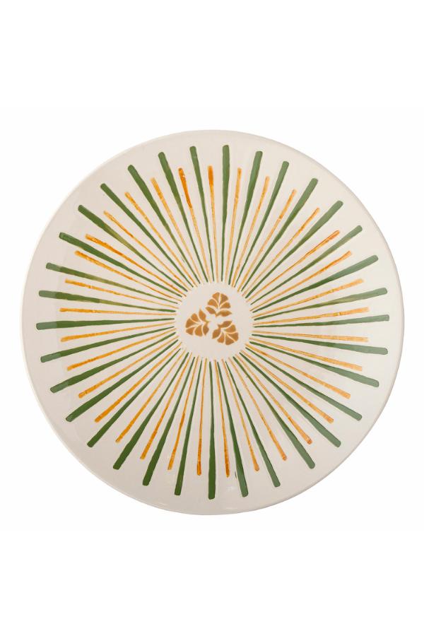 Bloomingville Heikki Serving Plate, Multi, Stoneware