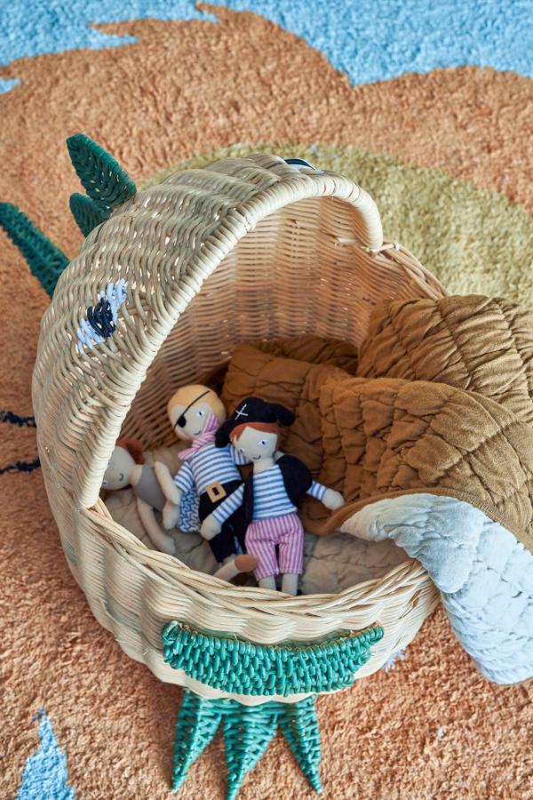 Bloomingville Mini Eddi Basket, Nature, Rattan