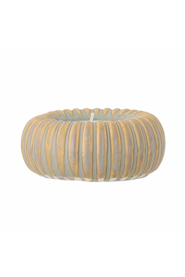 Bloomingville Topeka Votive, Yellow, Stoneware