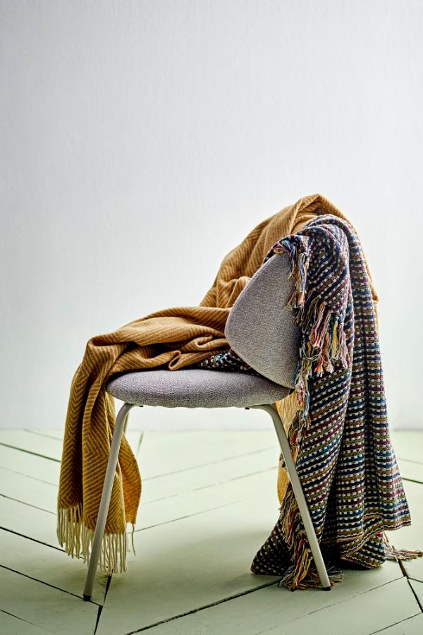 Bloomingville Lazzario Throw, Multi, Recycled Cotton