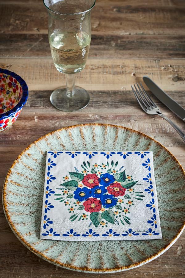 Creative Collection Florist Napkin, Multi, FSC®Mix, Paper