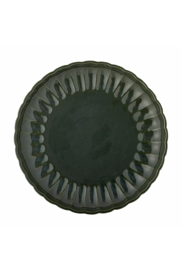 Bloomingville Latina Plate, Green, Stoneware