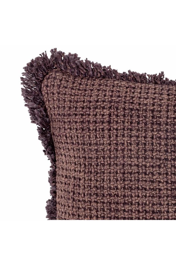 Bloomingville Delva Cushion, Purple, Cotton