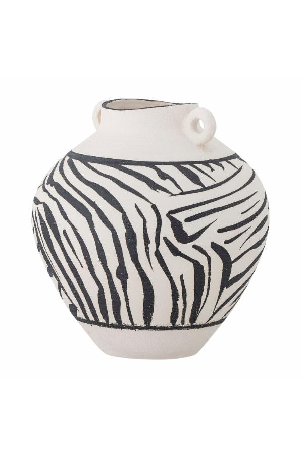 Bloomingville Togo Vase, Black, Stoneware