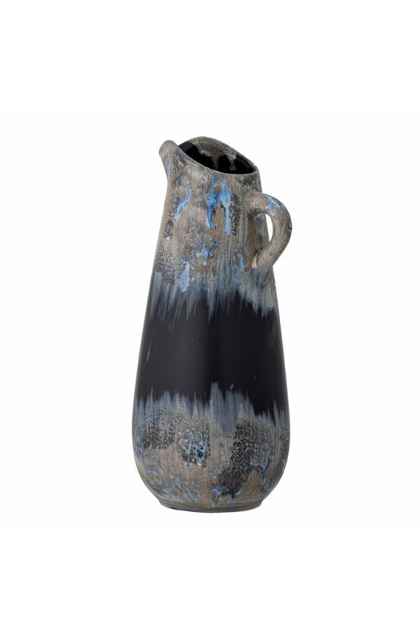 Creative Collection Khumo Vase, Black, Stoneware