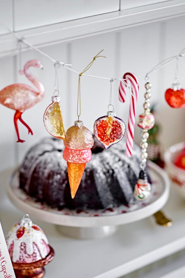 Bloomingville Jolly Cake Tray, Multi, Stoneware