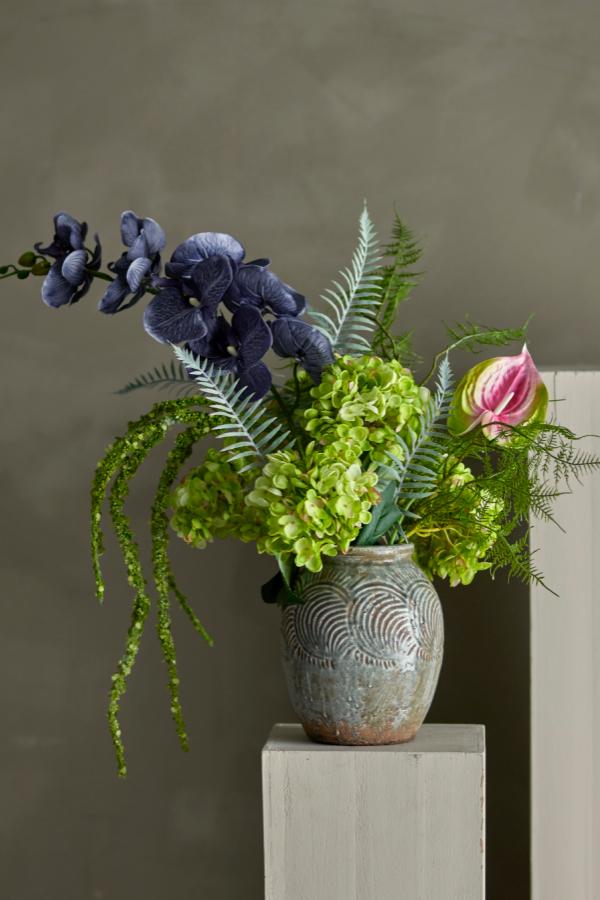 Bloomingville Poetry Bouquet, Green, Artificial Flowers