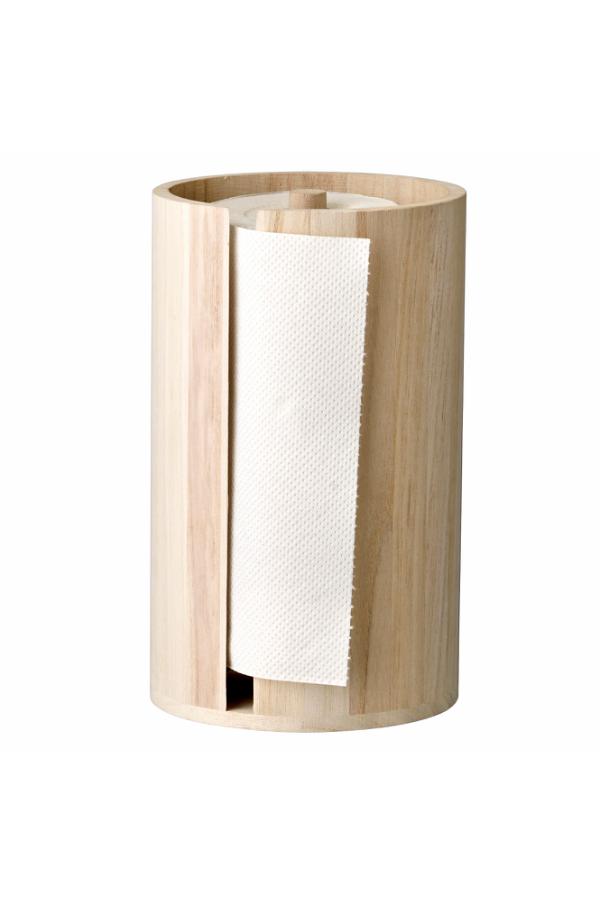 Bloomingville Celian Kitchen Paper Stand, Nature, Paulownia