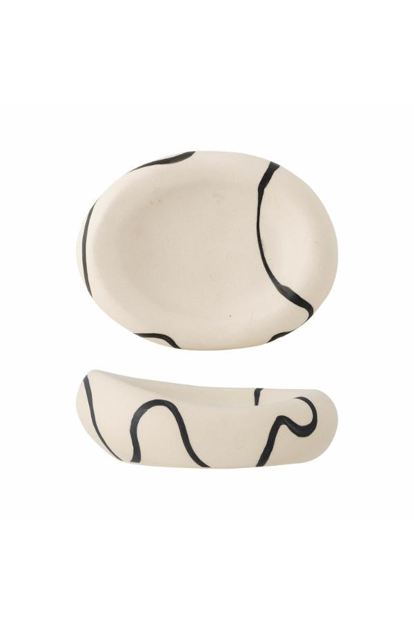 Bloomingville Minna Bowl, White, Stoneware