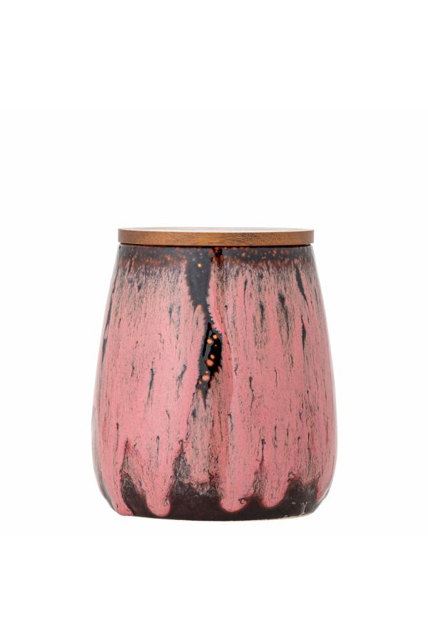 Creative Collection Rayen Jar w/Lid, Rose, Stoneware