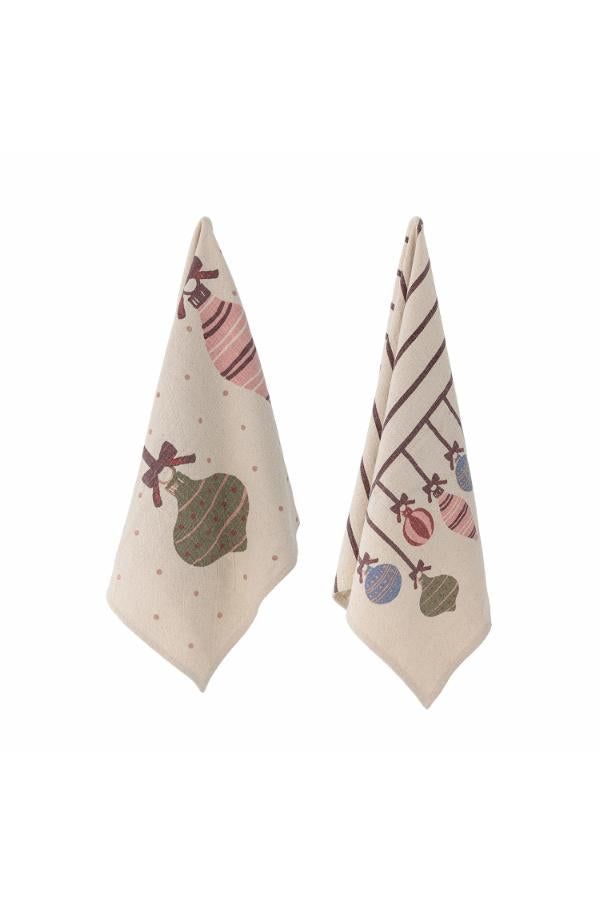 Bloomingville Ornamentia Kitchen Towel, Multi, Cotton OEKO-TEX®