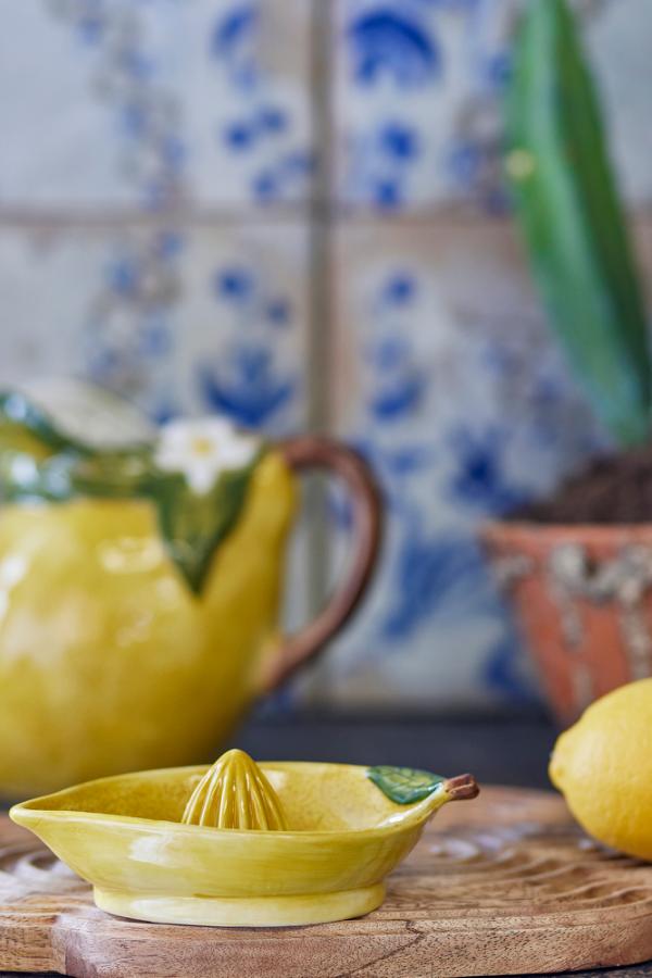 Creative Collection Limone Lemon Juicer, Yellow, Stoneware