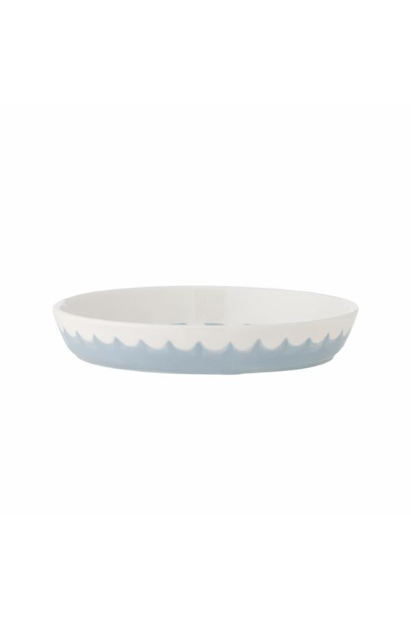 Bloomingville Lively Serving Plate, Blue, Stoneware